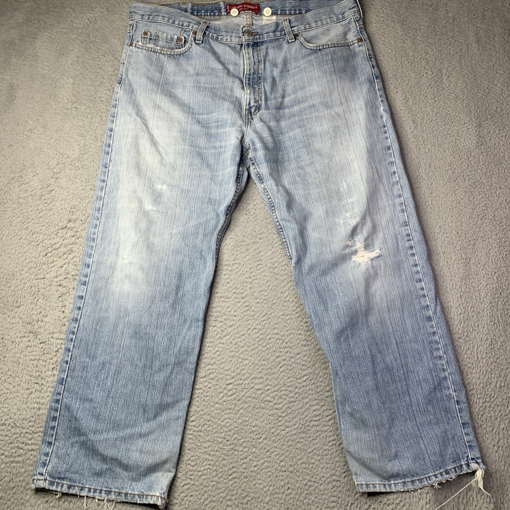 VTG 90s Levi 529 Blue Low Rise Straight Jeans Mens Size 40x30 USA